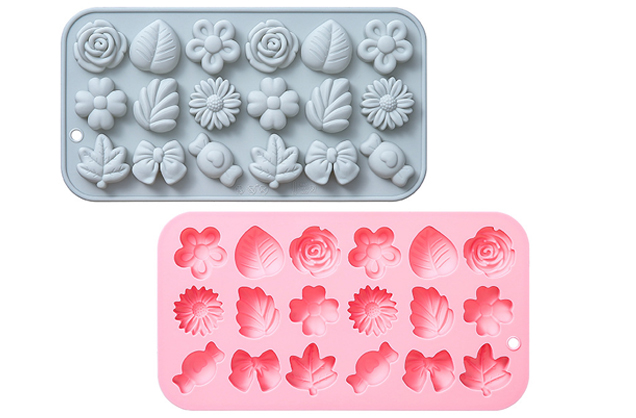 Bowknot Leaf, Flower Candy Molds