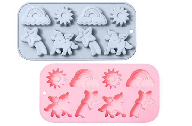 Unicorn, Rainbow, Meteor, Sun Molds